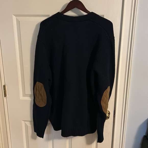 Duluth Trading Co. Men’s Dark Blue Wool Cardigan. Size XXL NWT - Picture 4 of 5